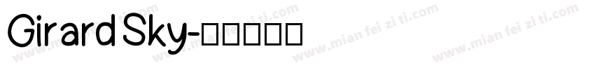 Girard Sky字体转换